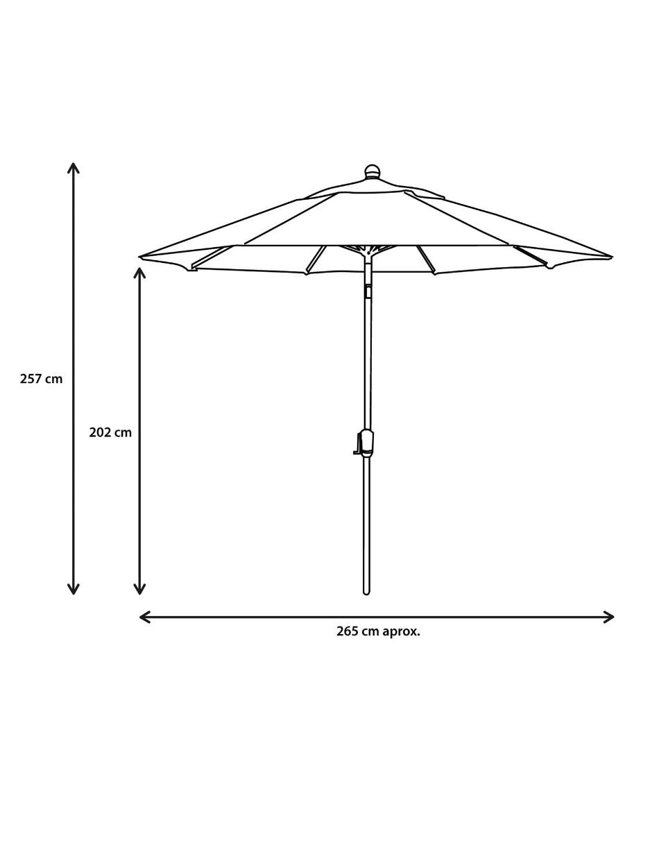 Sombrilla para jardín 9