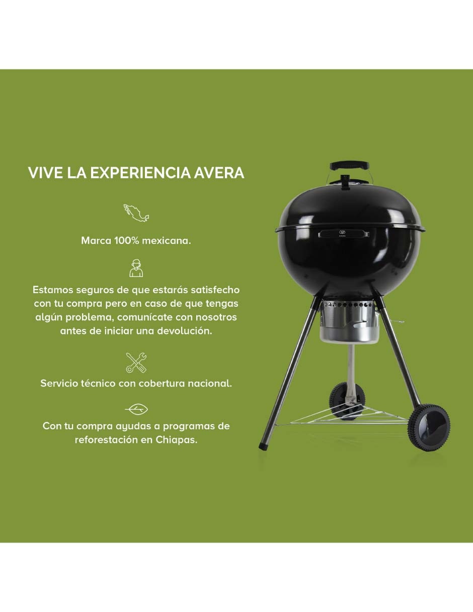 Asador de carbón AC22P