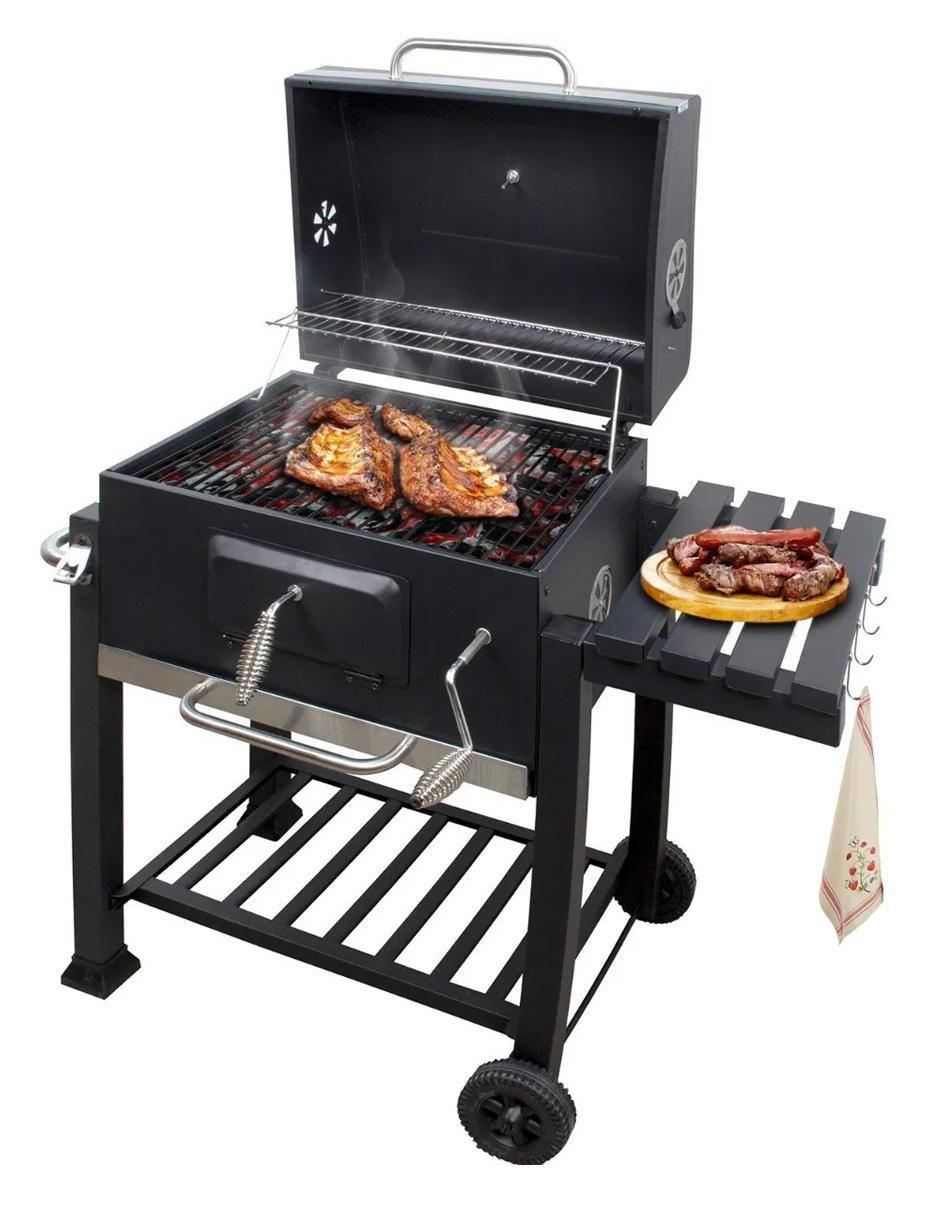 Asador de carbón