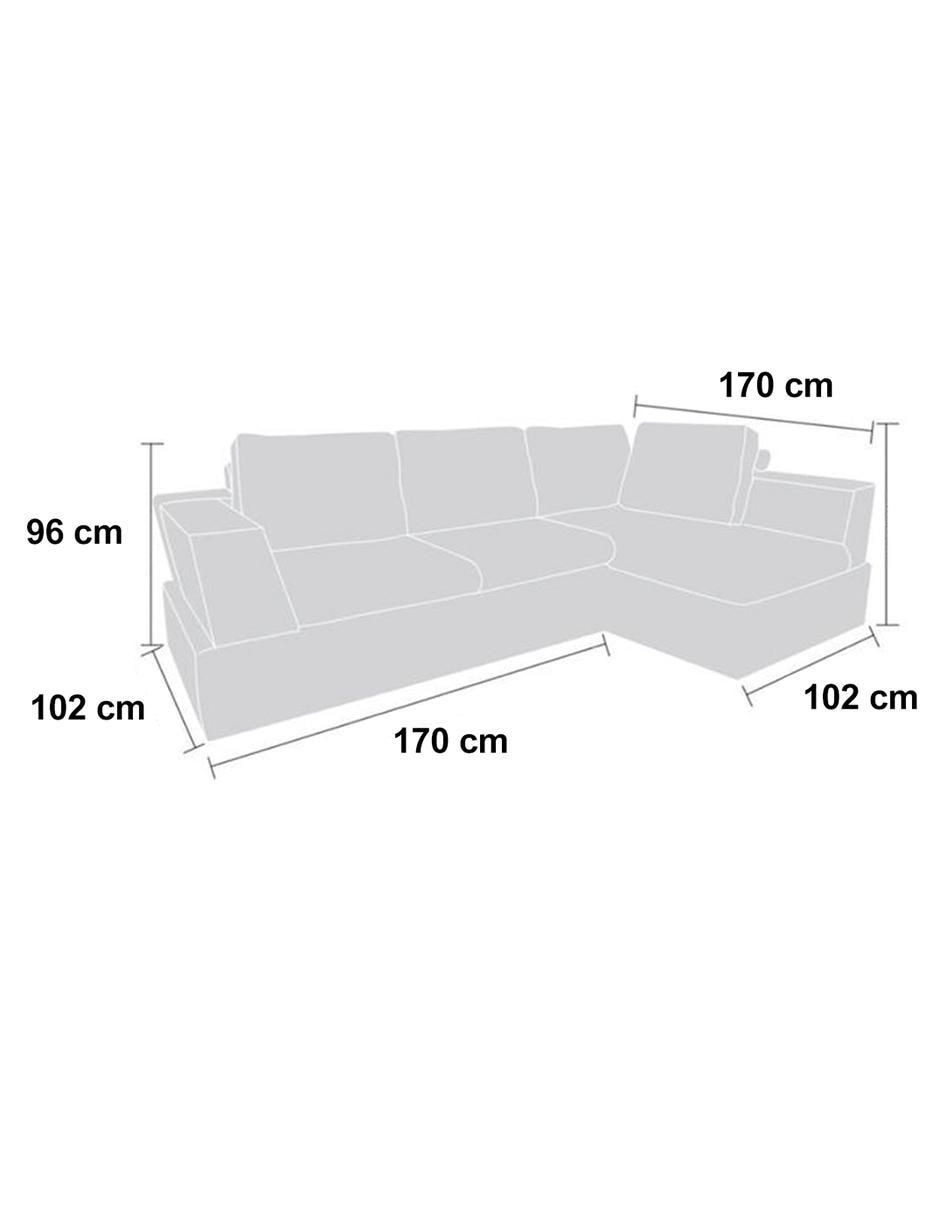 Chaise lounge pisa de lino