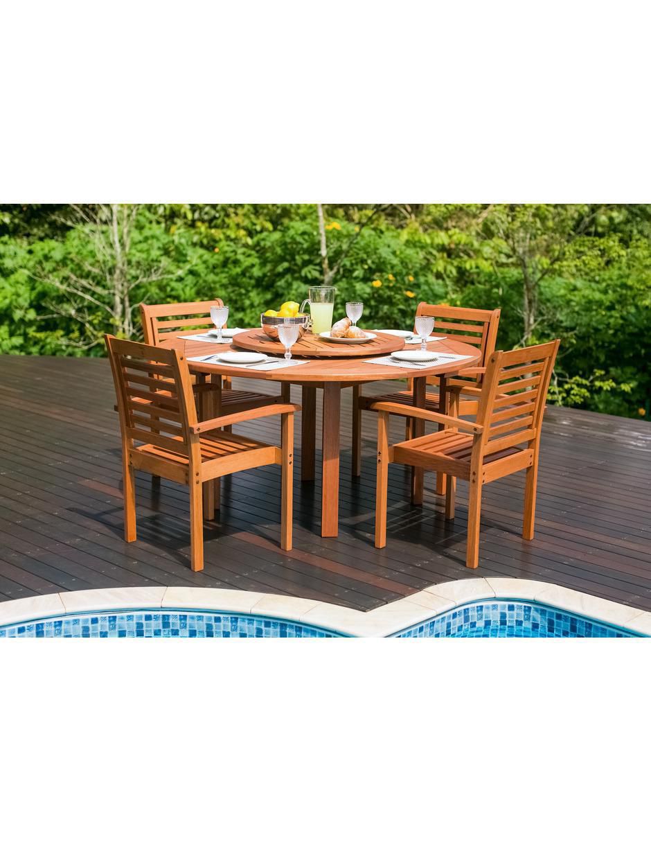 Mesa de comedor armable Mestra 4