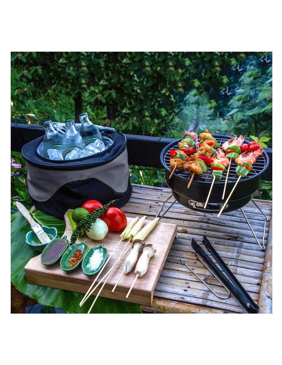 Asador de carbón