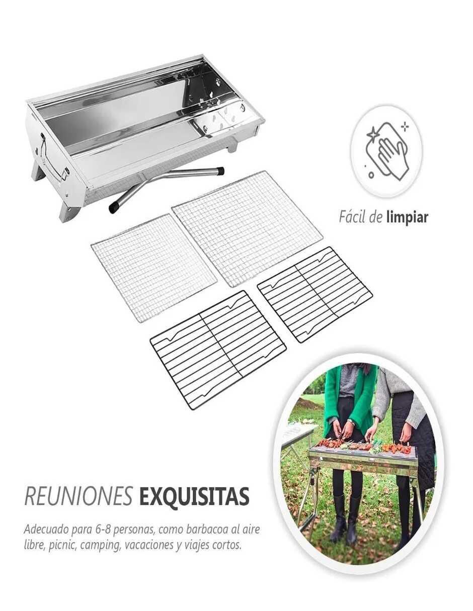 Asador de carbón JY372 Inox