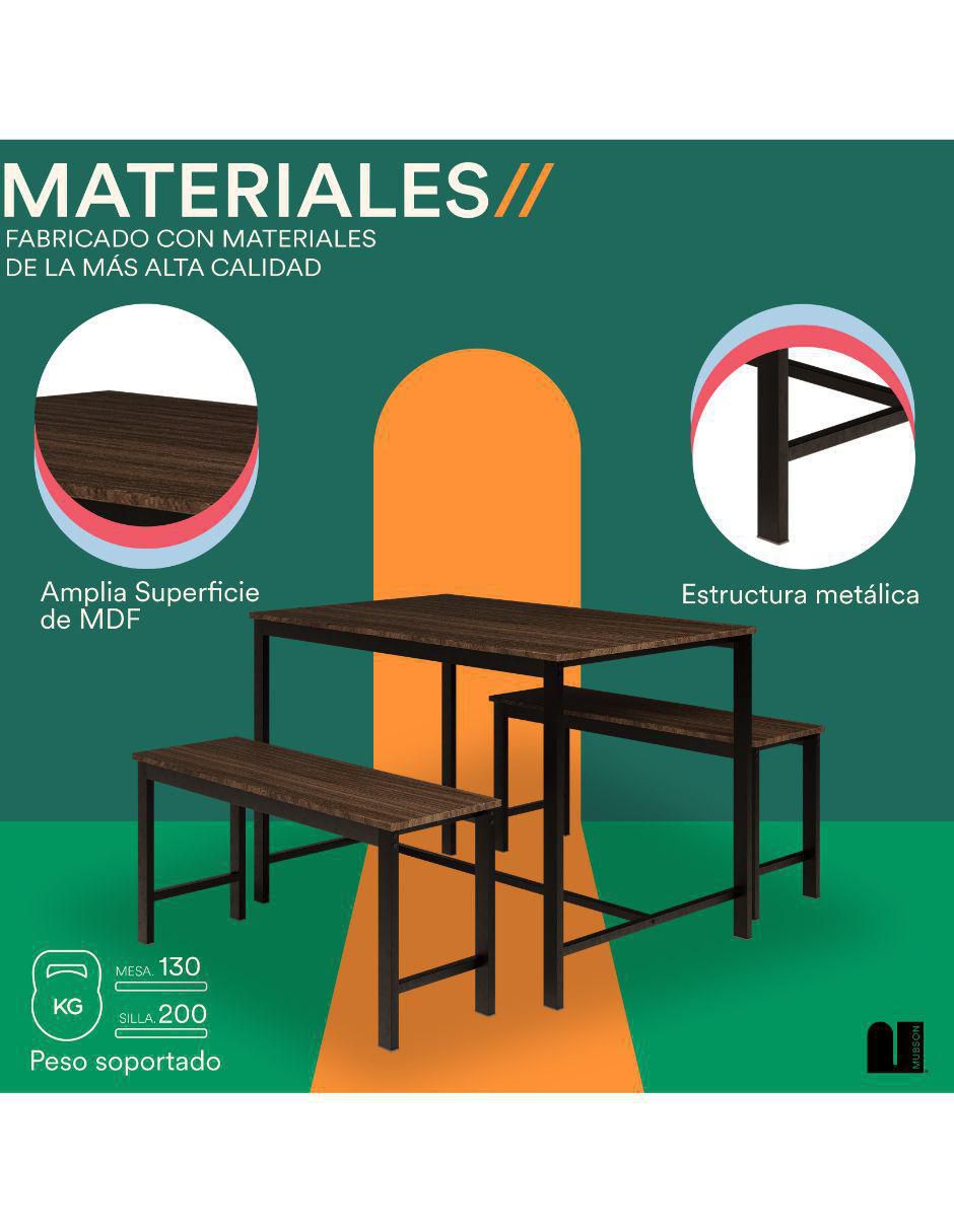 Comedor Naly para 2 personas