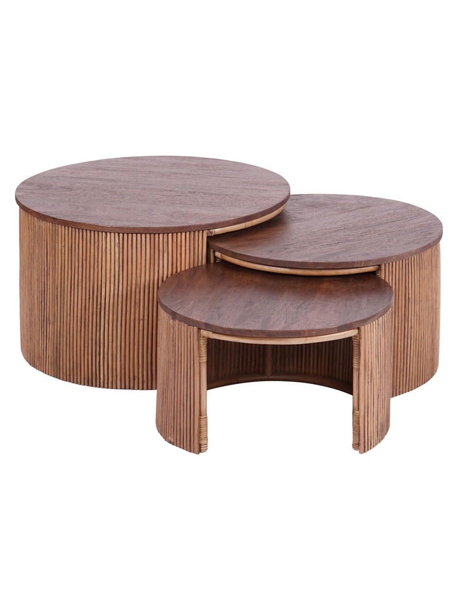 Set mesa de centro armable nido nube Set mesa de centro armable nido nube