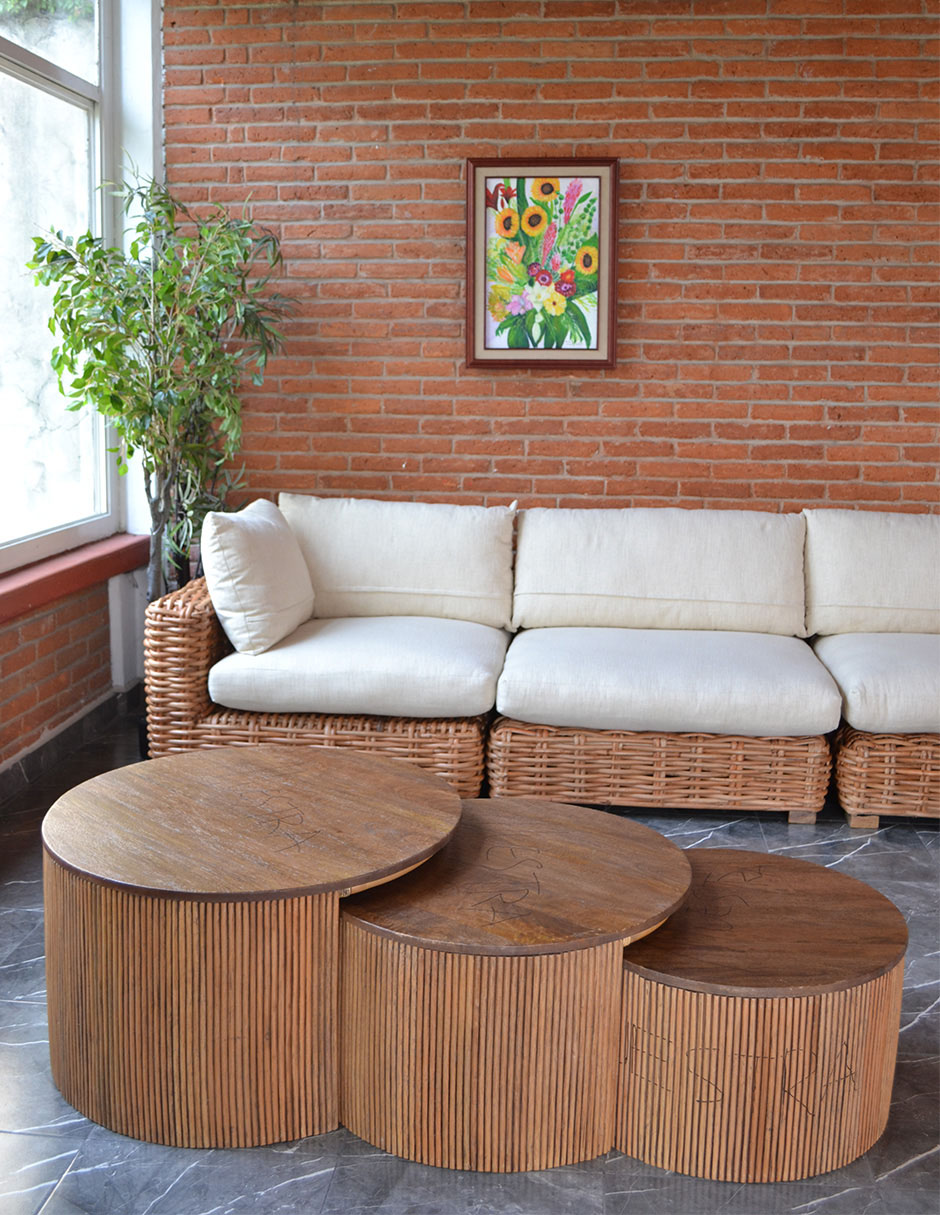 Set mesa de centro armable nido nube 11
