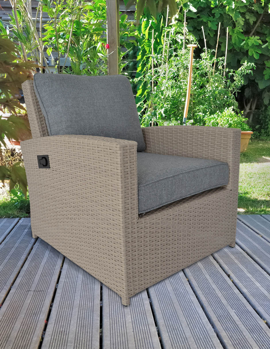 Reclinable Finlandia Top Sun de ratán