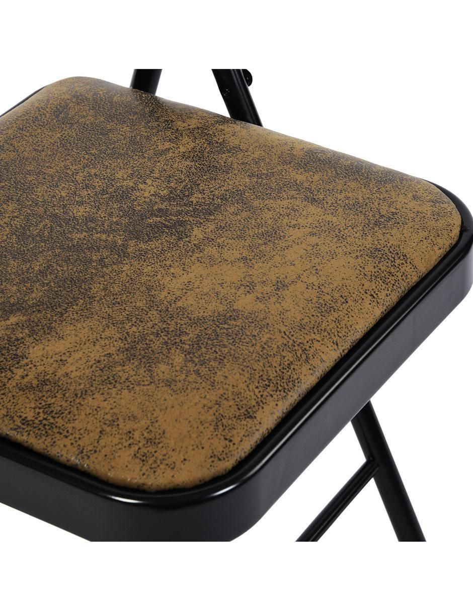 Set silla plegable 4 piezas Fair Suede Furniturer