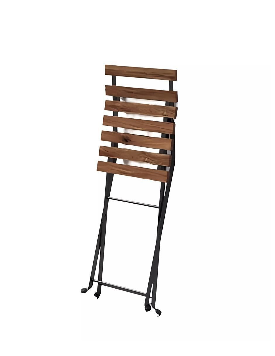 Silla plegable de madera acacia