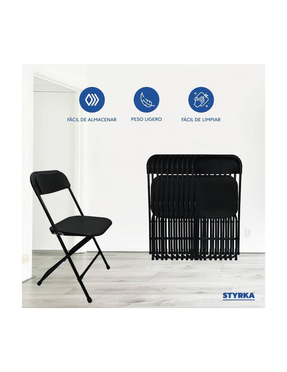 Set de sillas plegables 10 piezas Styrka