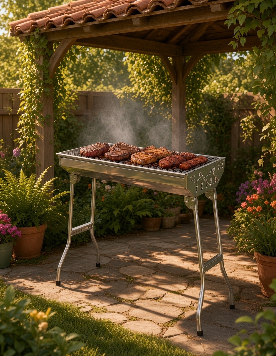 Asador de carbón asa-1g 7