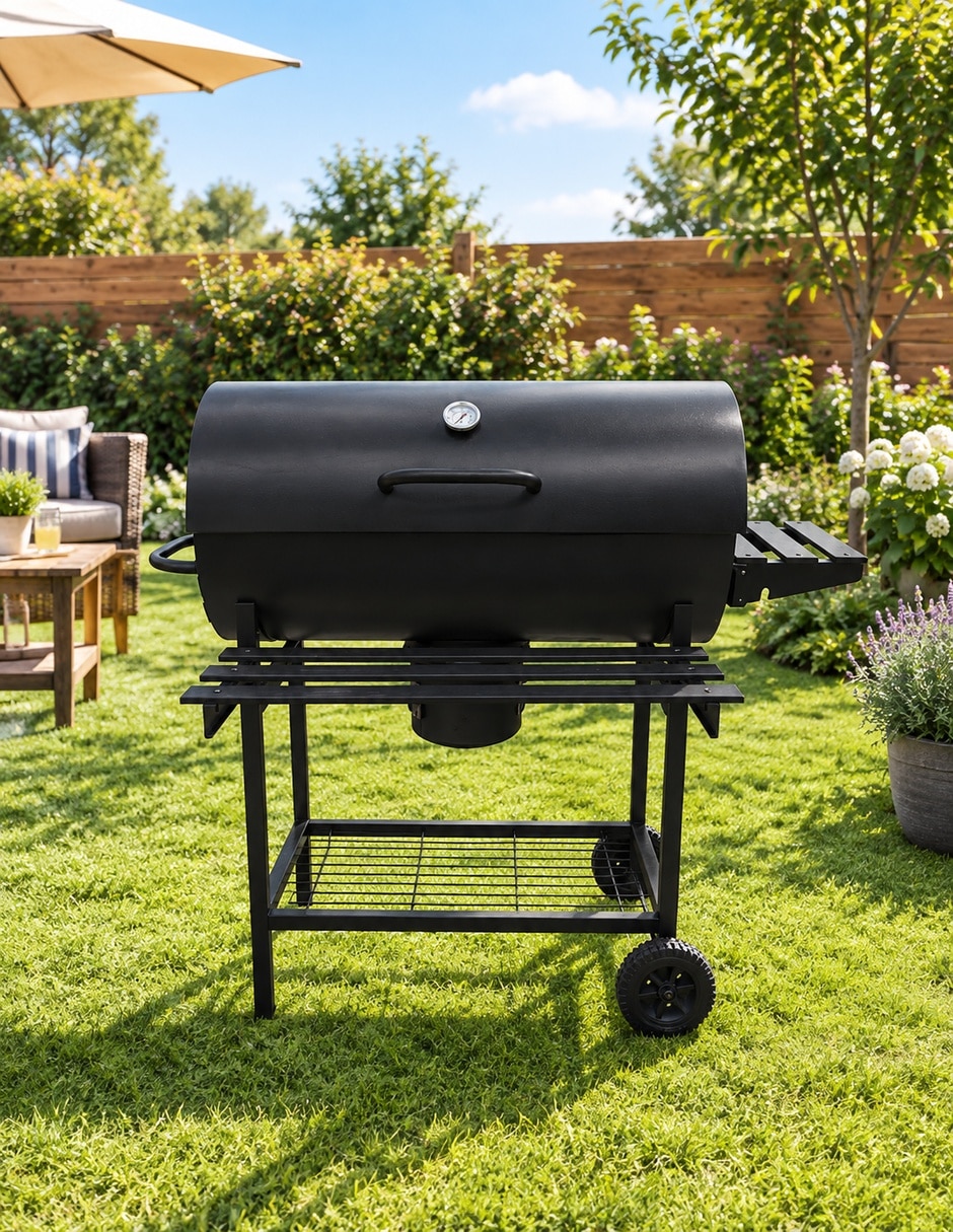 Asador carbón ASA-2N de hierro 8
