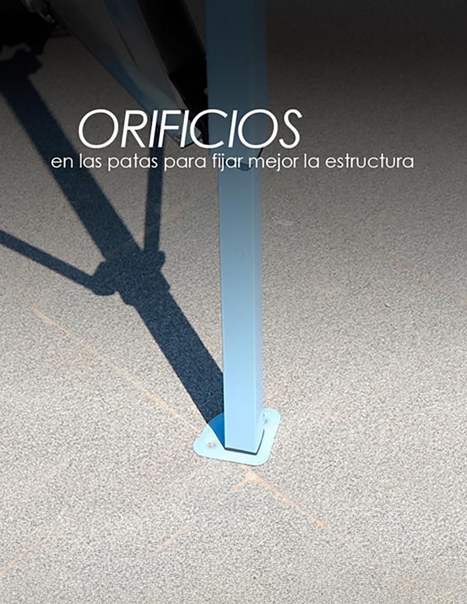 Carpa ancho 300 cm x largo 600 cm 6