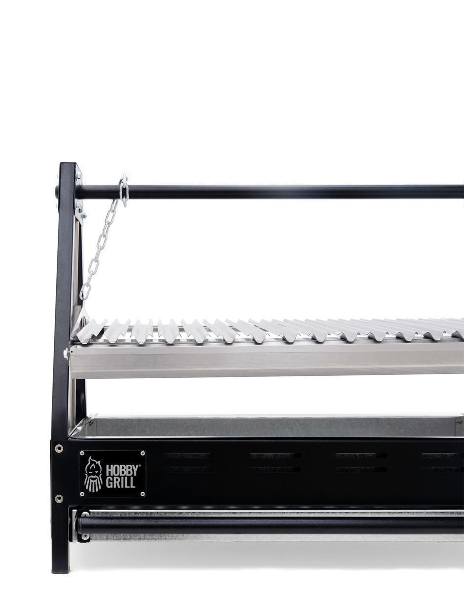 Asador de carbón Pampa II Black Emp
