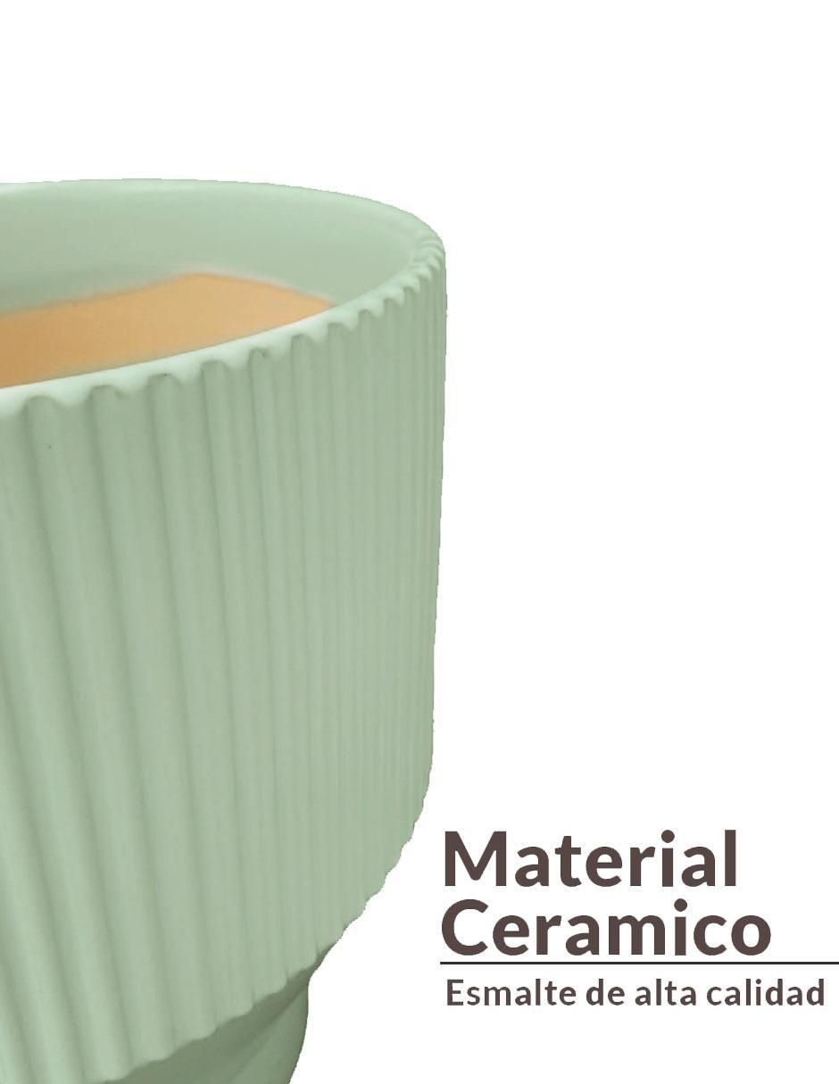 Maceta con base de cerámica 6