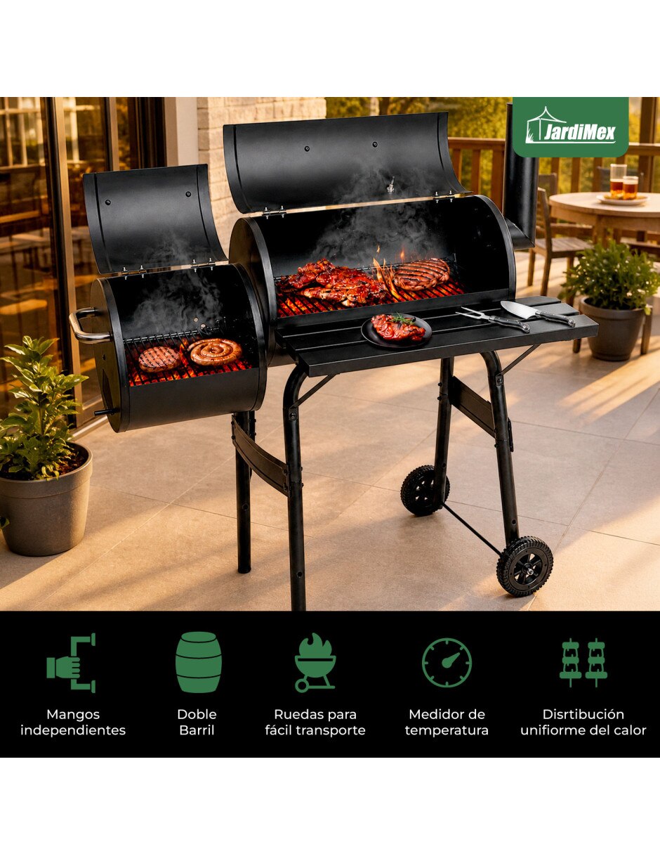 Asador de carbón Mkz-Asadobbqsneg