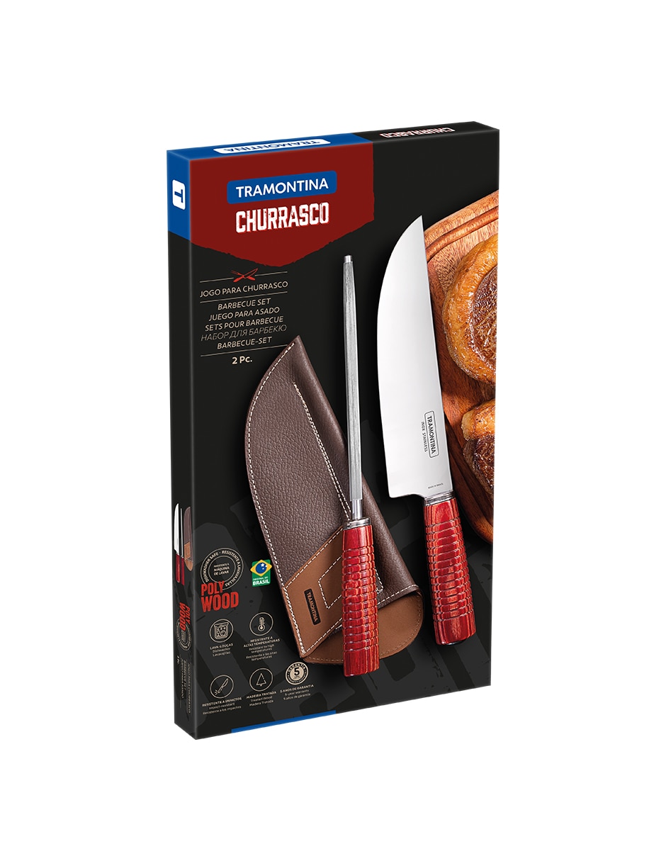 Set de cuchillos carnicero polywood 3 piezas 2