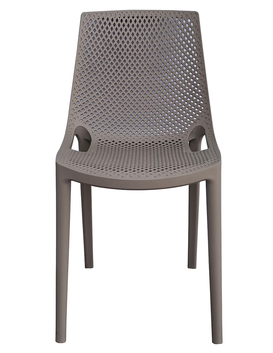 Silla sin brazos Meilin de plástico