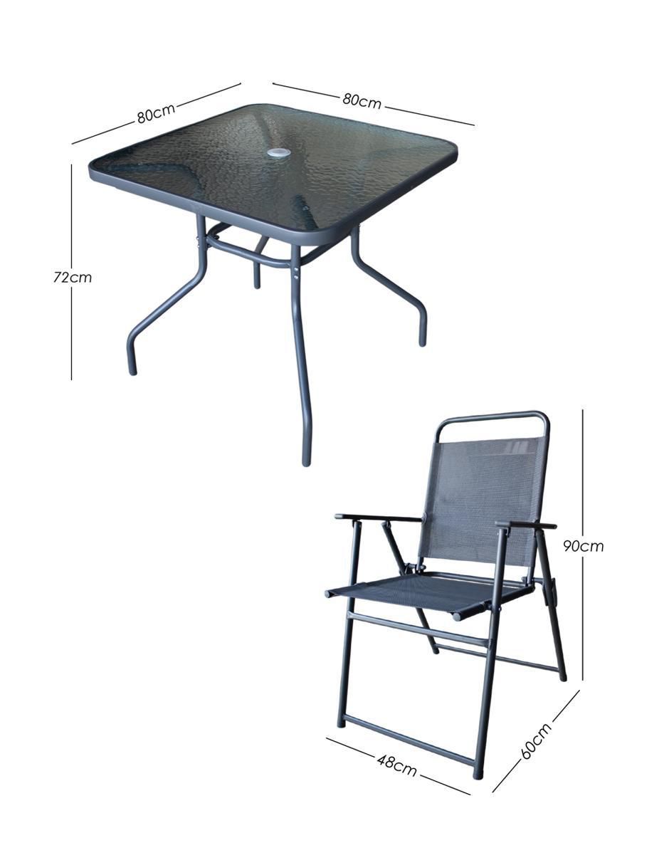 Comedor Jardín para 2 personas de cristal 8