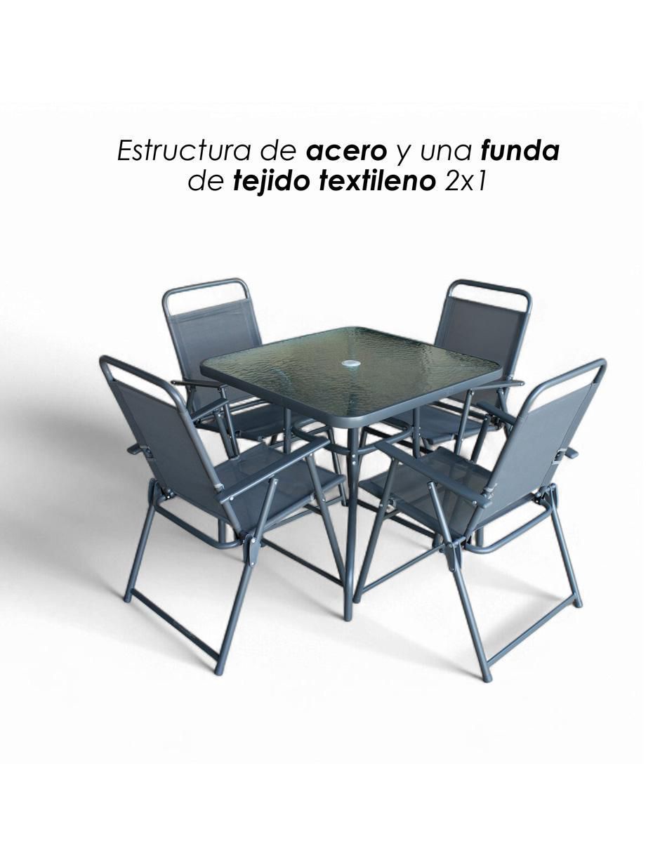Comedor Jardín para 2 personas de cristal 6