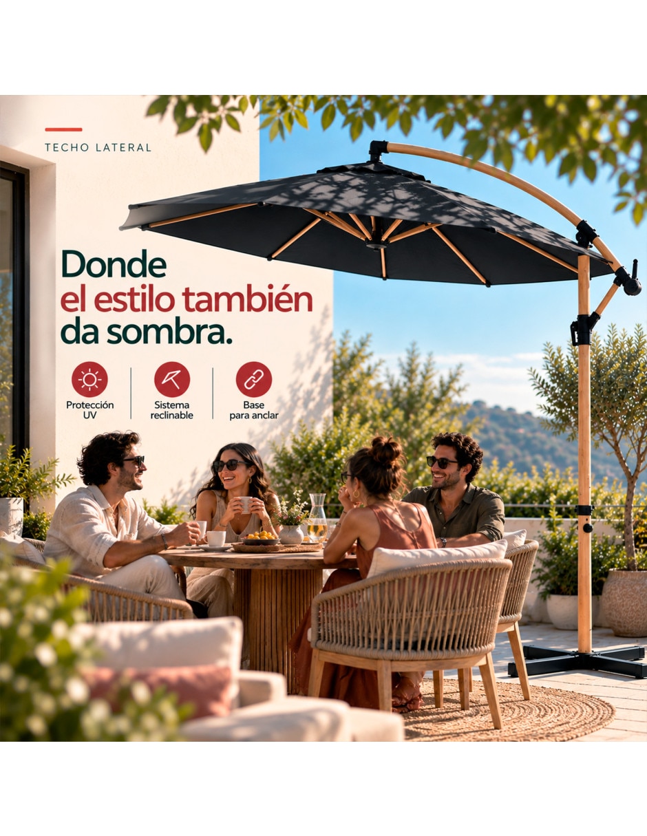 Sombrilla para jardín 7