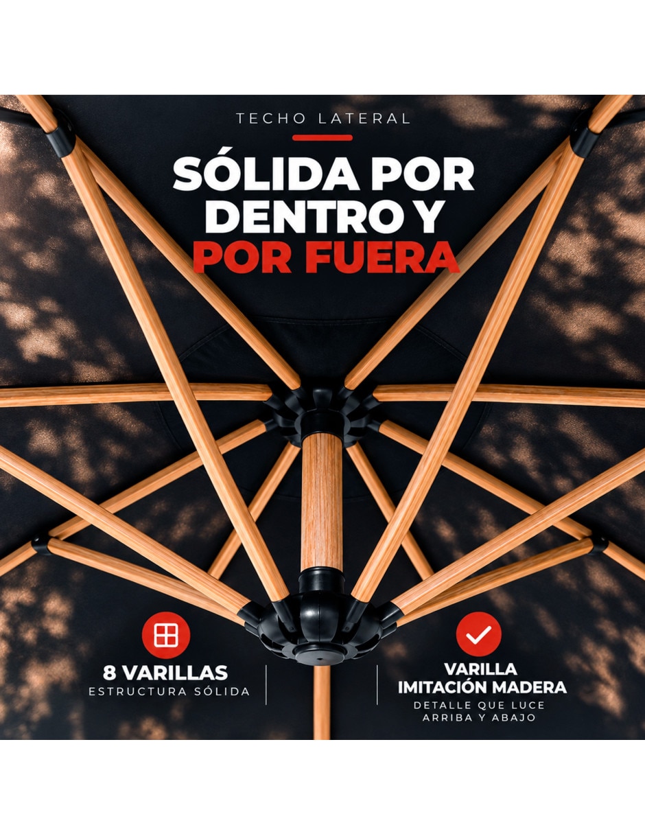 Sombrilla para jardín