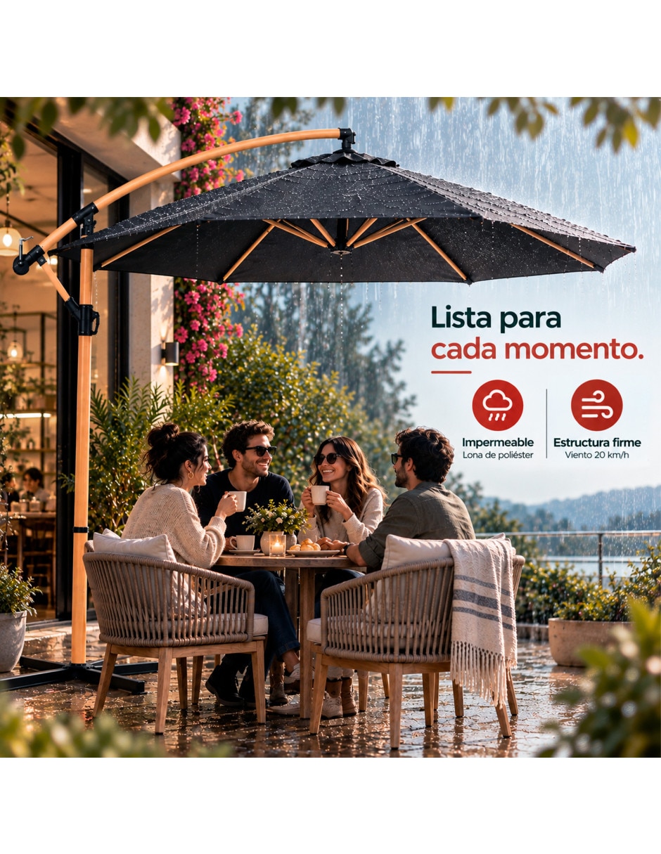Sombrilla para jardín 8