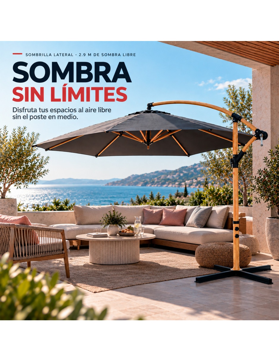 Sombrilla para jardín 6