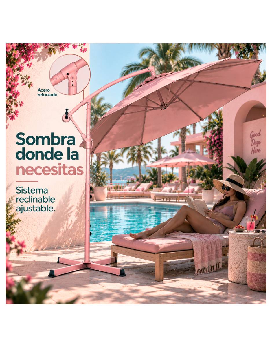 Sombrilla para jardín