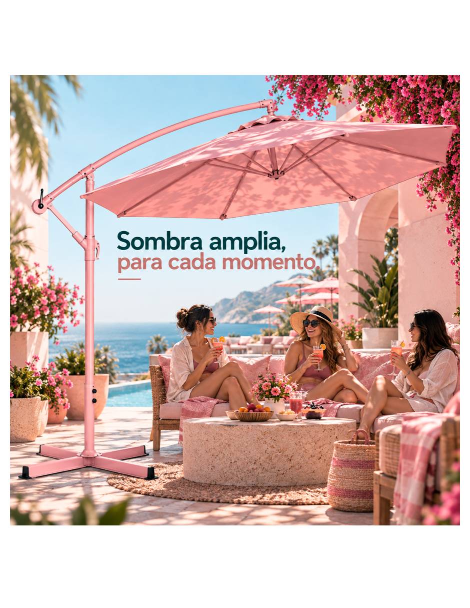 Sombrilla para jardín