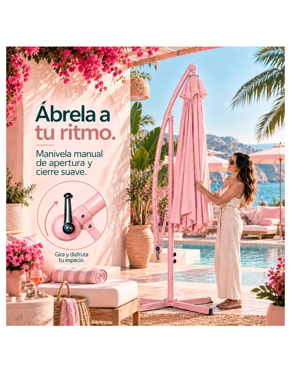 Sombrilla para jardín 7