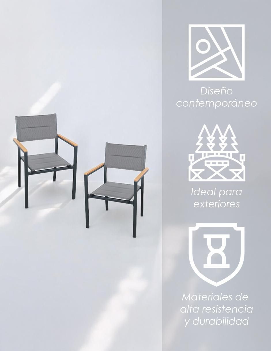 Juego de sillas 2 piezas 6
