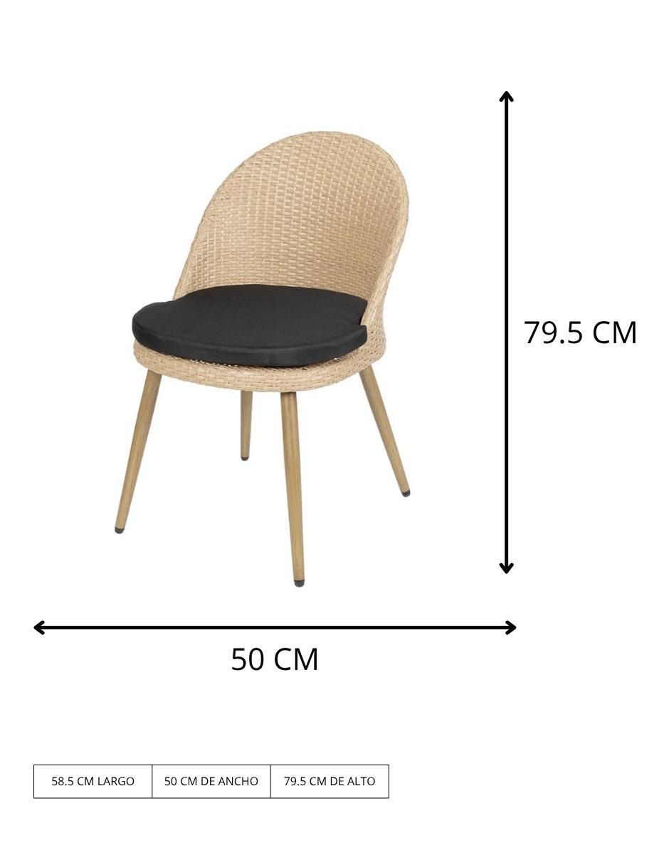 Silla Maresias de mimbre 8