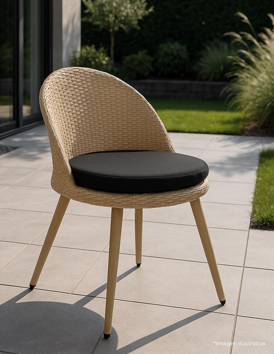 Silla Maresias de mimbre 3