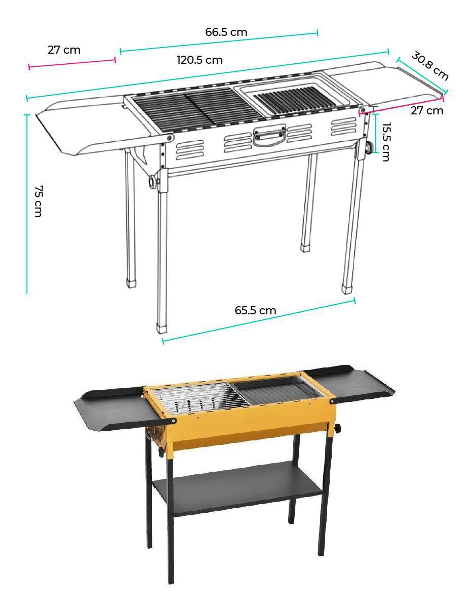 Asador de carbón 5