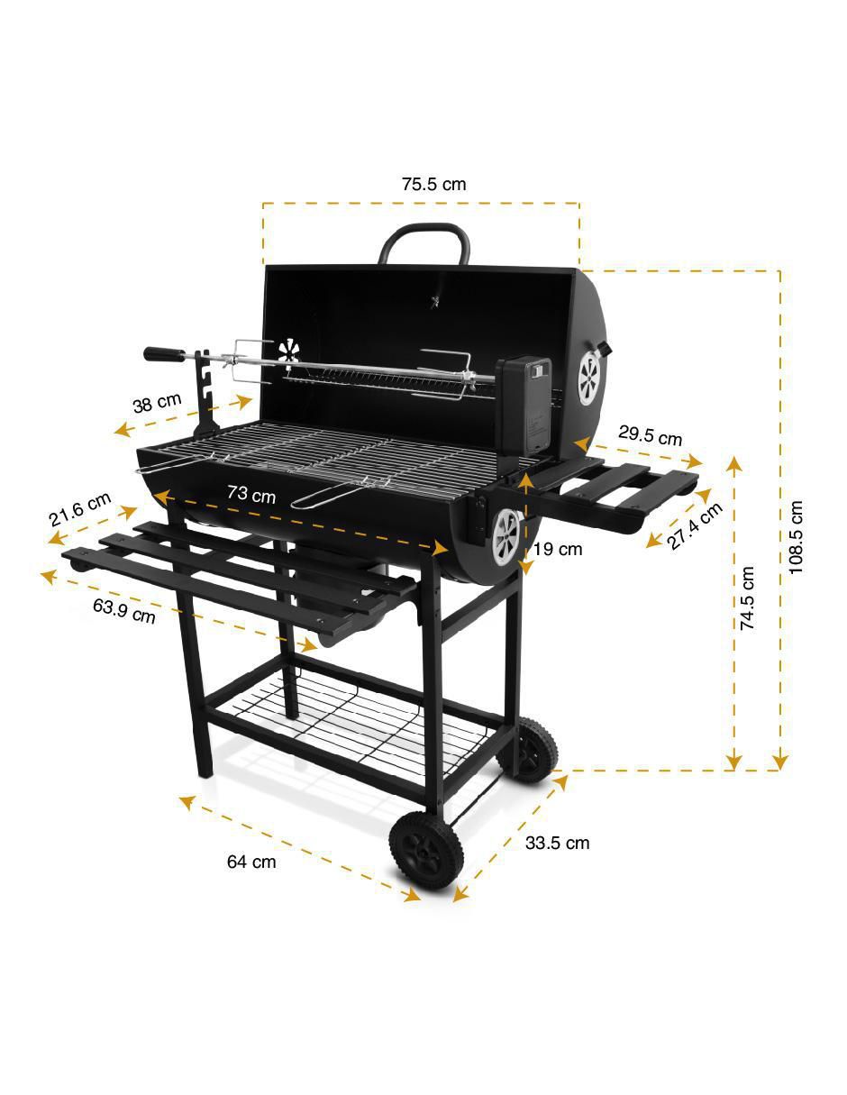 Asador de carbón 6