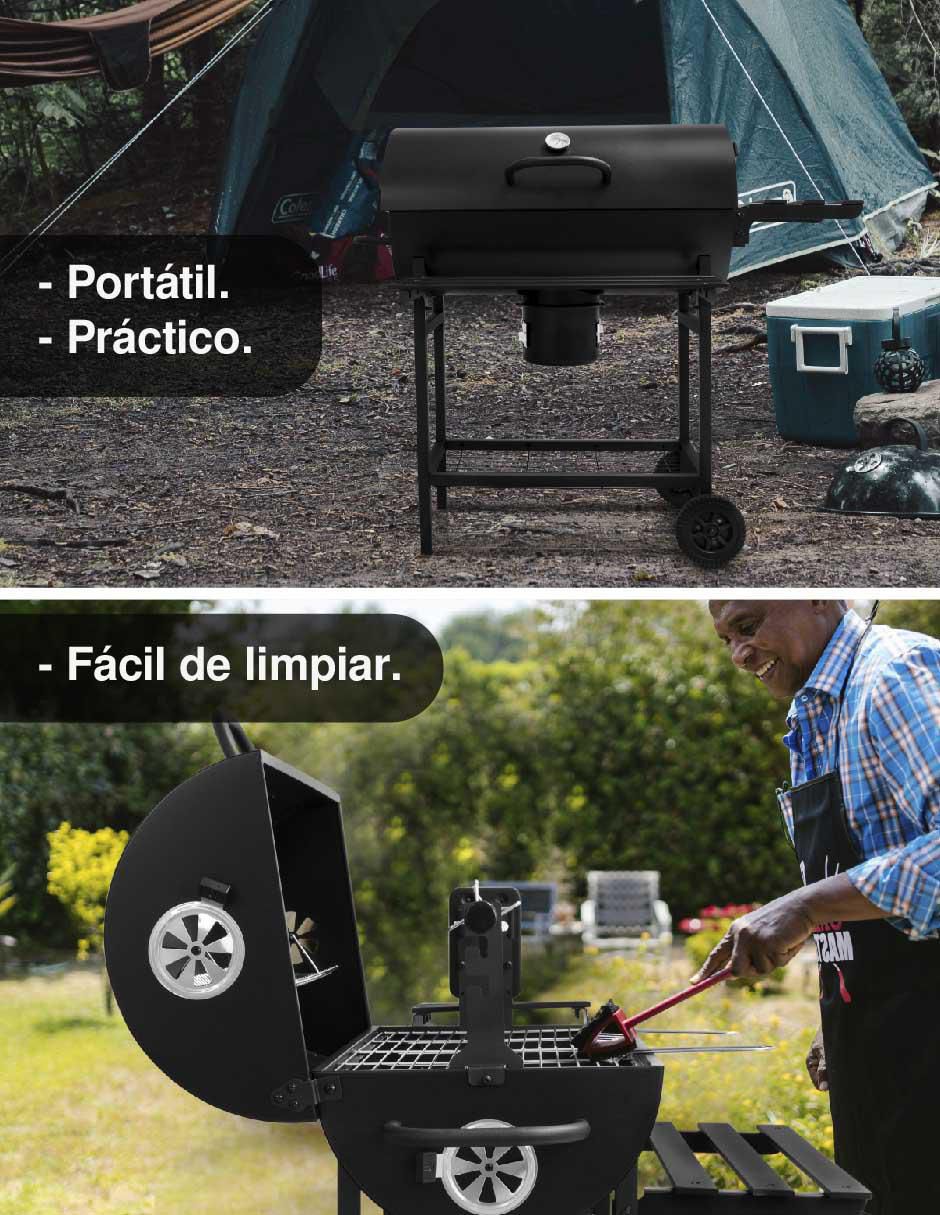 Asador de carbón 4