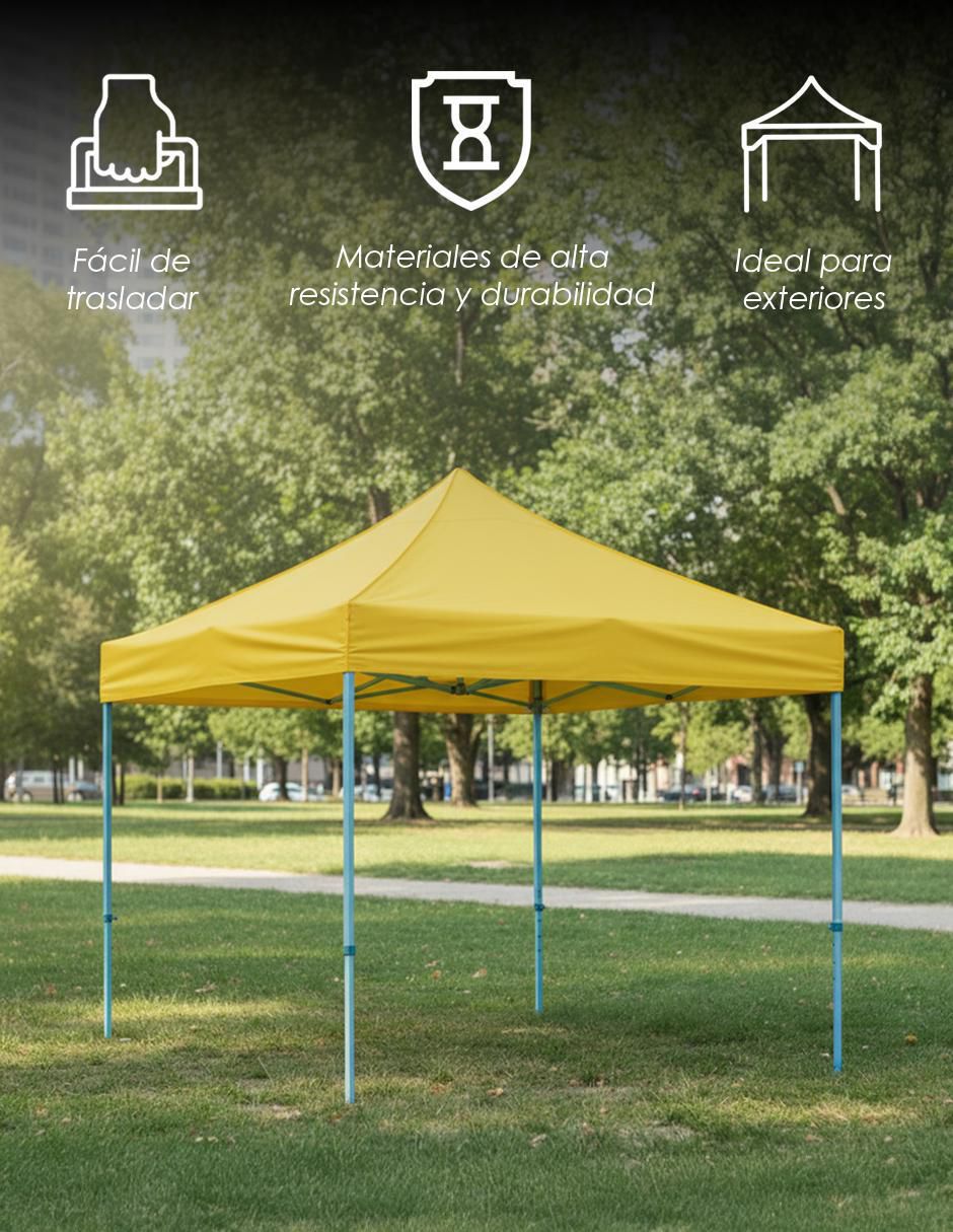 Carpa ancho 300 cm x largo 300 cm 6