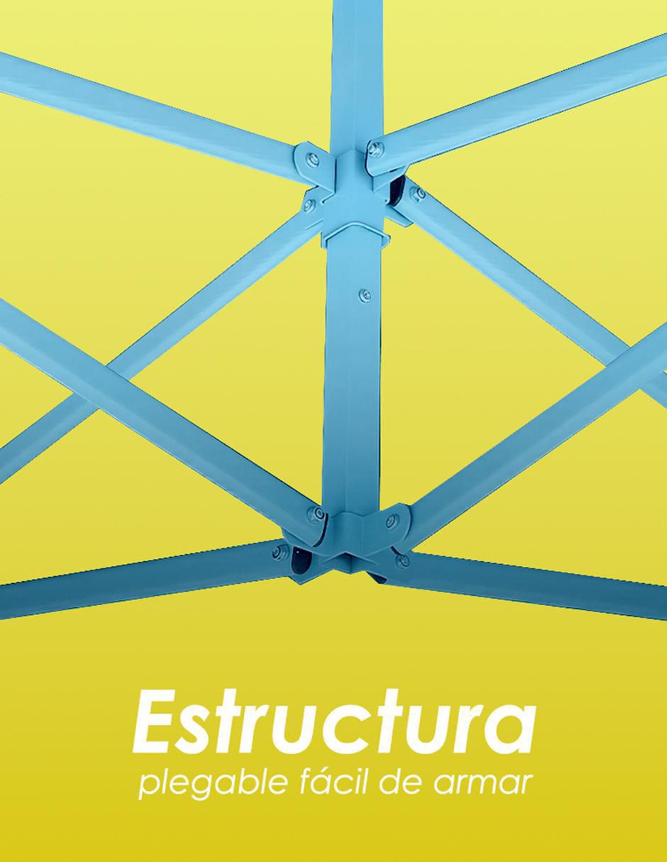 Carpa ancho 300 cm x largo 300 cm 7