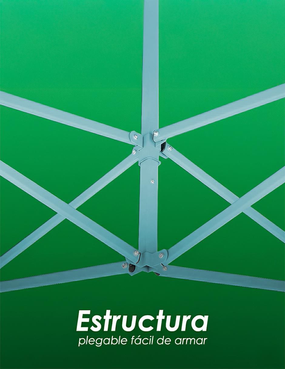 Carpa ancho 300 cm x largo 300 cm 7