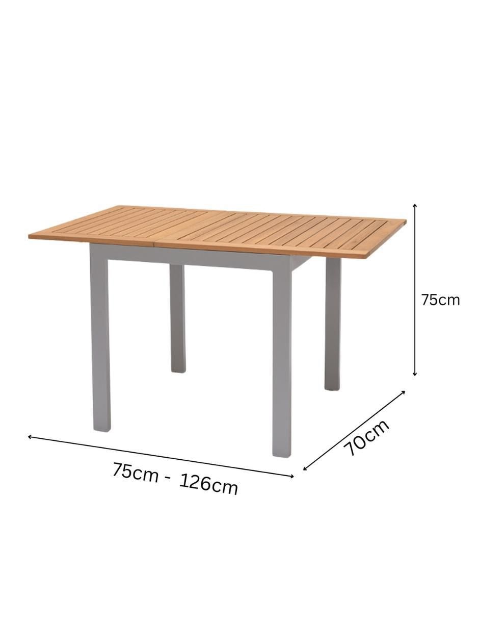 Mesa de comedor extensible armable Bilbies 5