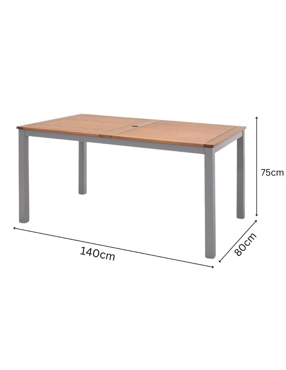 Mesa de comedor armable Barcelona 140 3