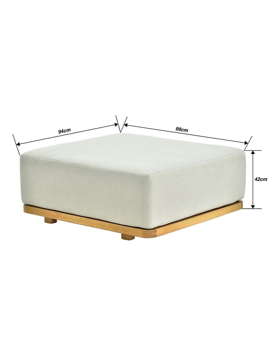 Taburete de madera de eucalipto 4