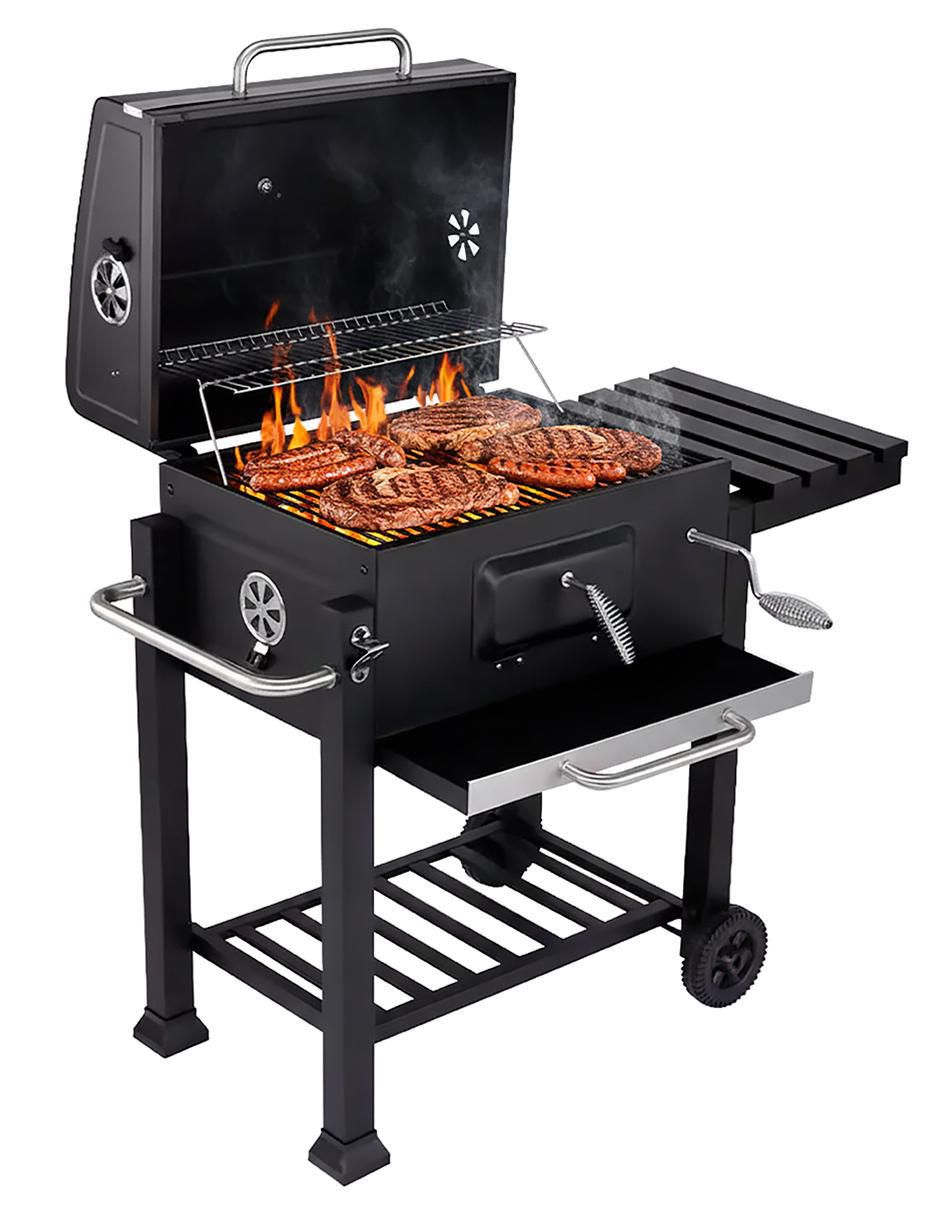 Asador de carbón
