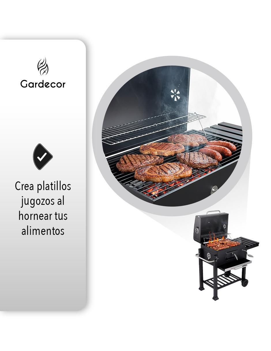 Asador de carbón