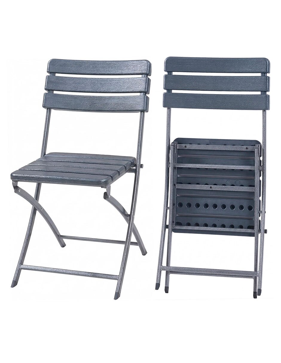 JUEGO DE SILLAS HDPE POLIETILENO