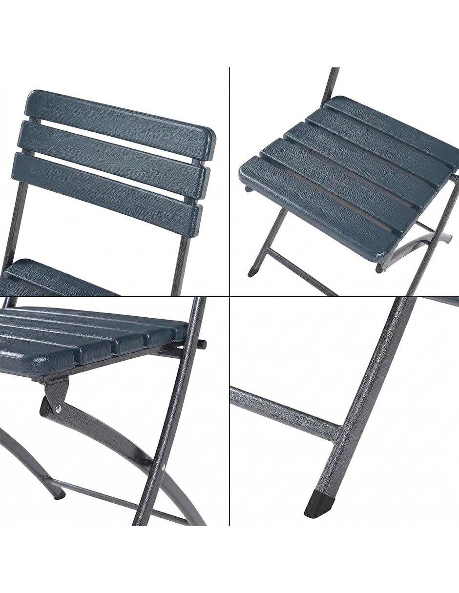 JUEGO DE SILLAS HDPE POLIETILENO