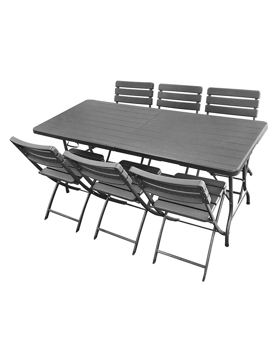 JUEGO DE SILLAS HDPE POLIETILENO