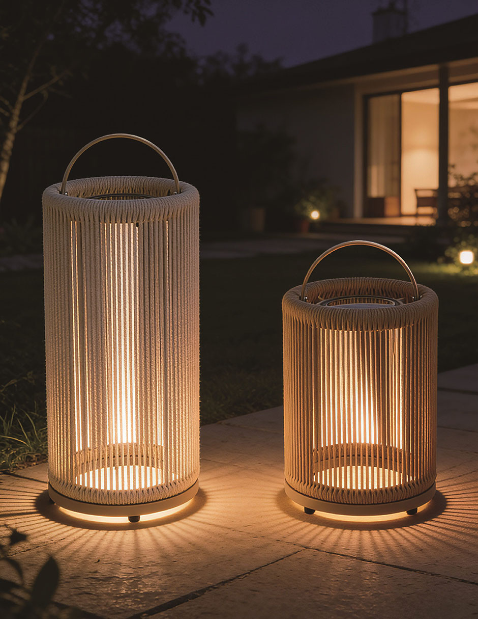 Set de lámparas solares Haus Outdoor ahorrador
