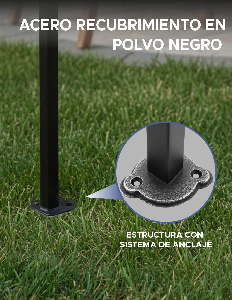 Carpa the finix ancho 3 m x largo 3 m